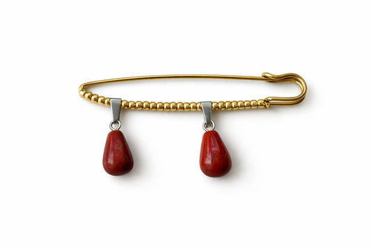 Crimson Drop Pin