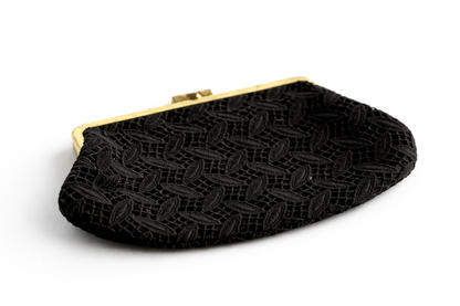 Vintage Black Lace Evening Clutch