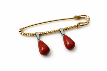 Crimson Drop Pin