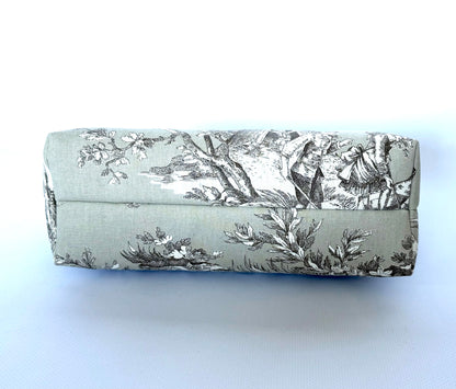 The Grey Toile Pouch