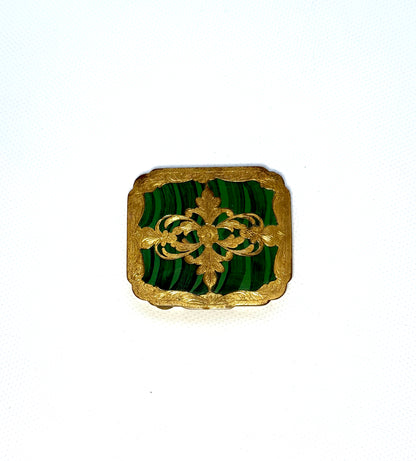 Malachite Powder Case