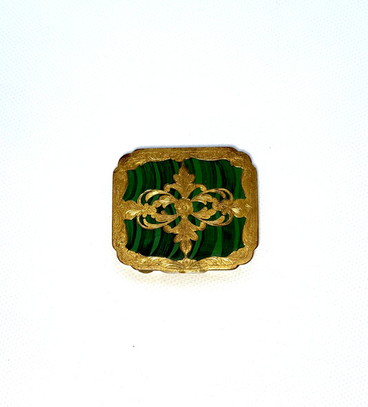 Malachite Powder Case